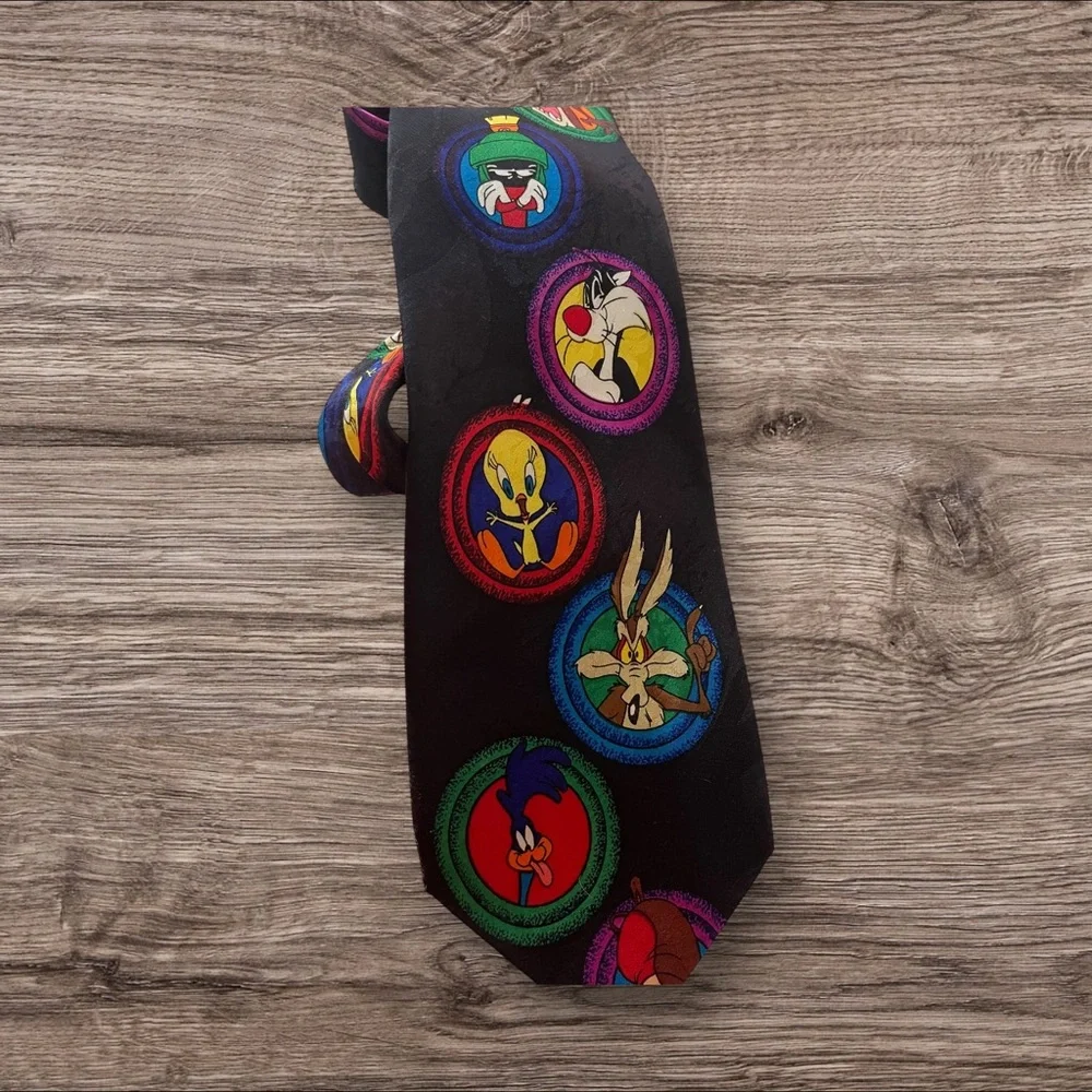 ❤️Vintage Looney Tunes Character Warner Bros. Men's Colorful Ties. Bundle